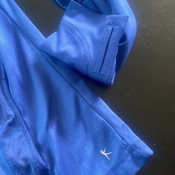 Danskin Dri More Full Zip Royal Blue Jacket pickleball Sz 8-10 - Picture 2 of 7